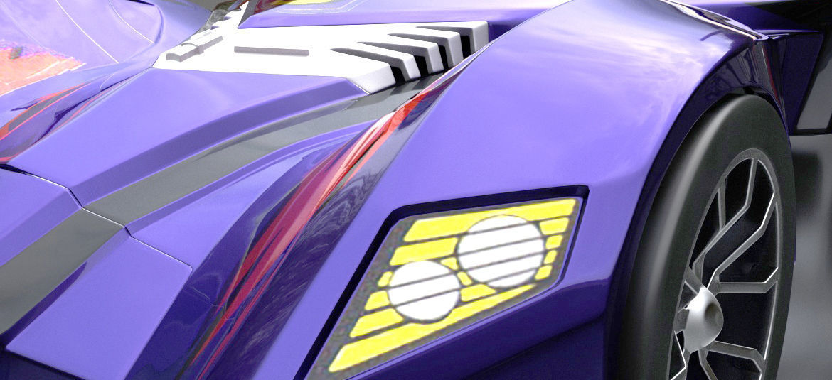 minicar toy 3D model_6