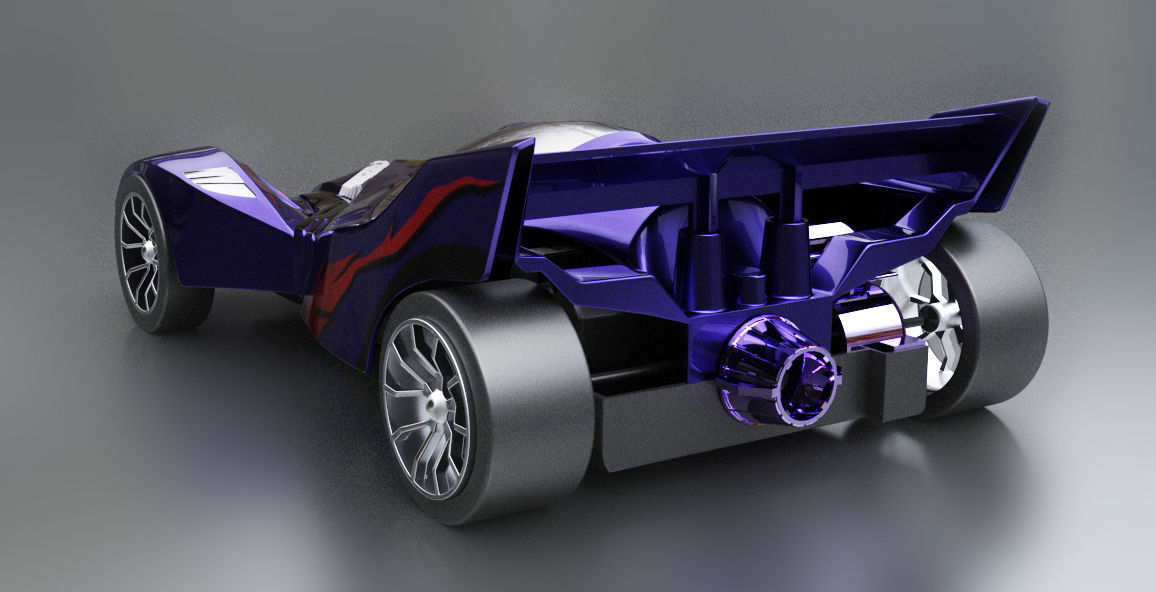 minicar toy 3D model_3