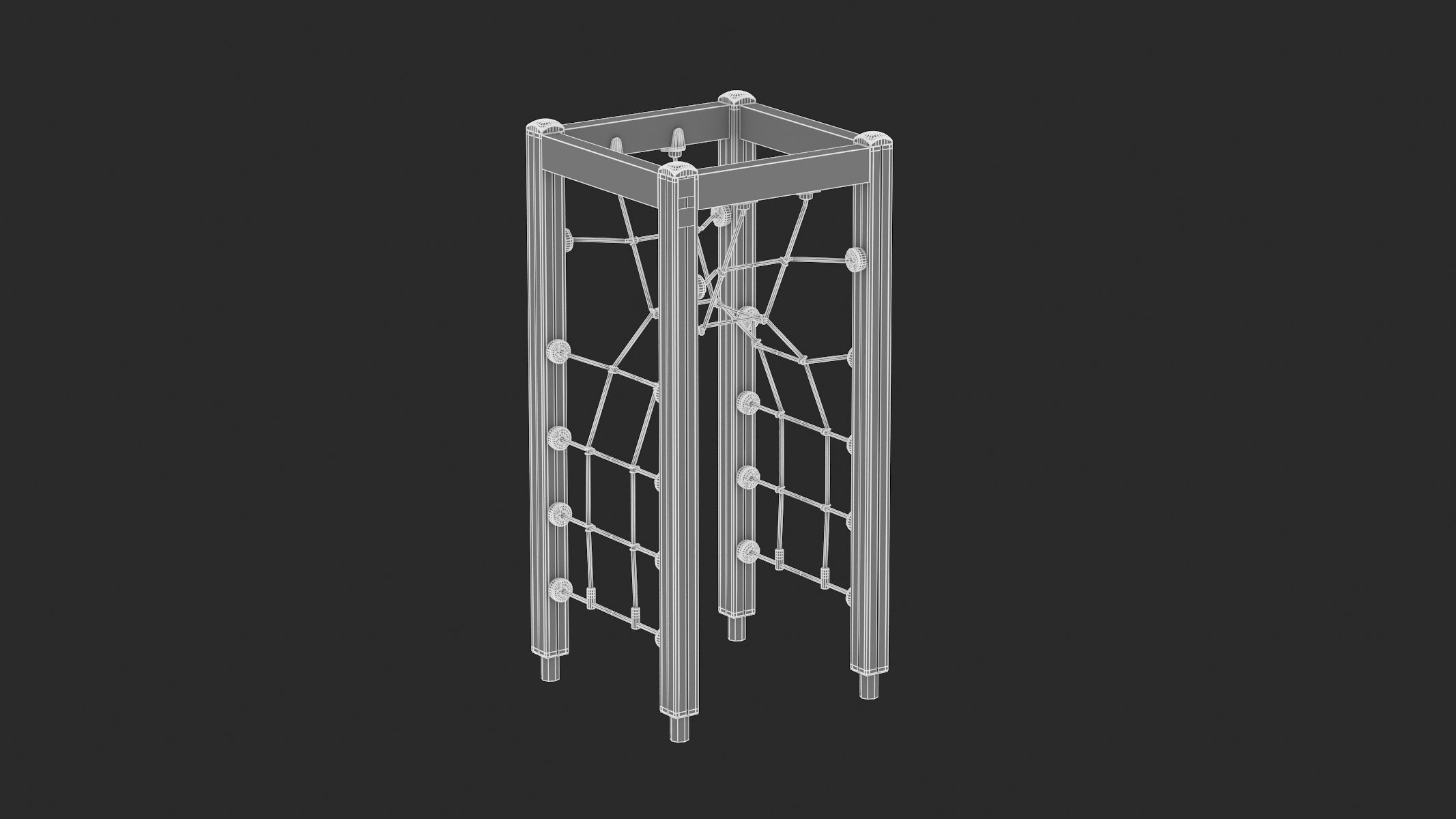 Lappset Climbing Frame 05  3D model_5