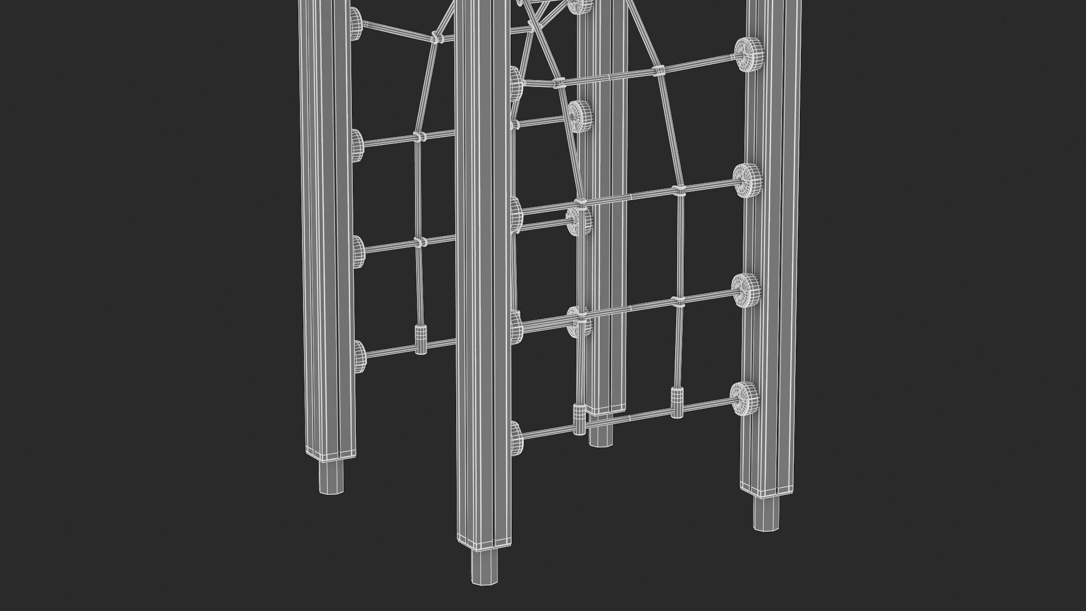 Lappset Climbing Frame 05  3D model_8
