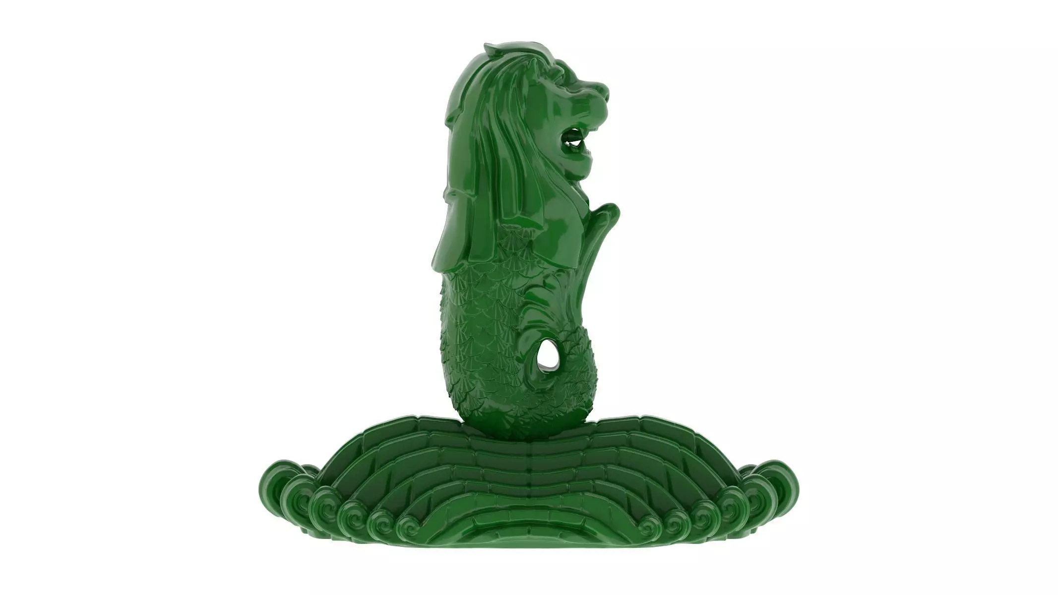 Merlion Statue 3D Print 3D print model_0