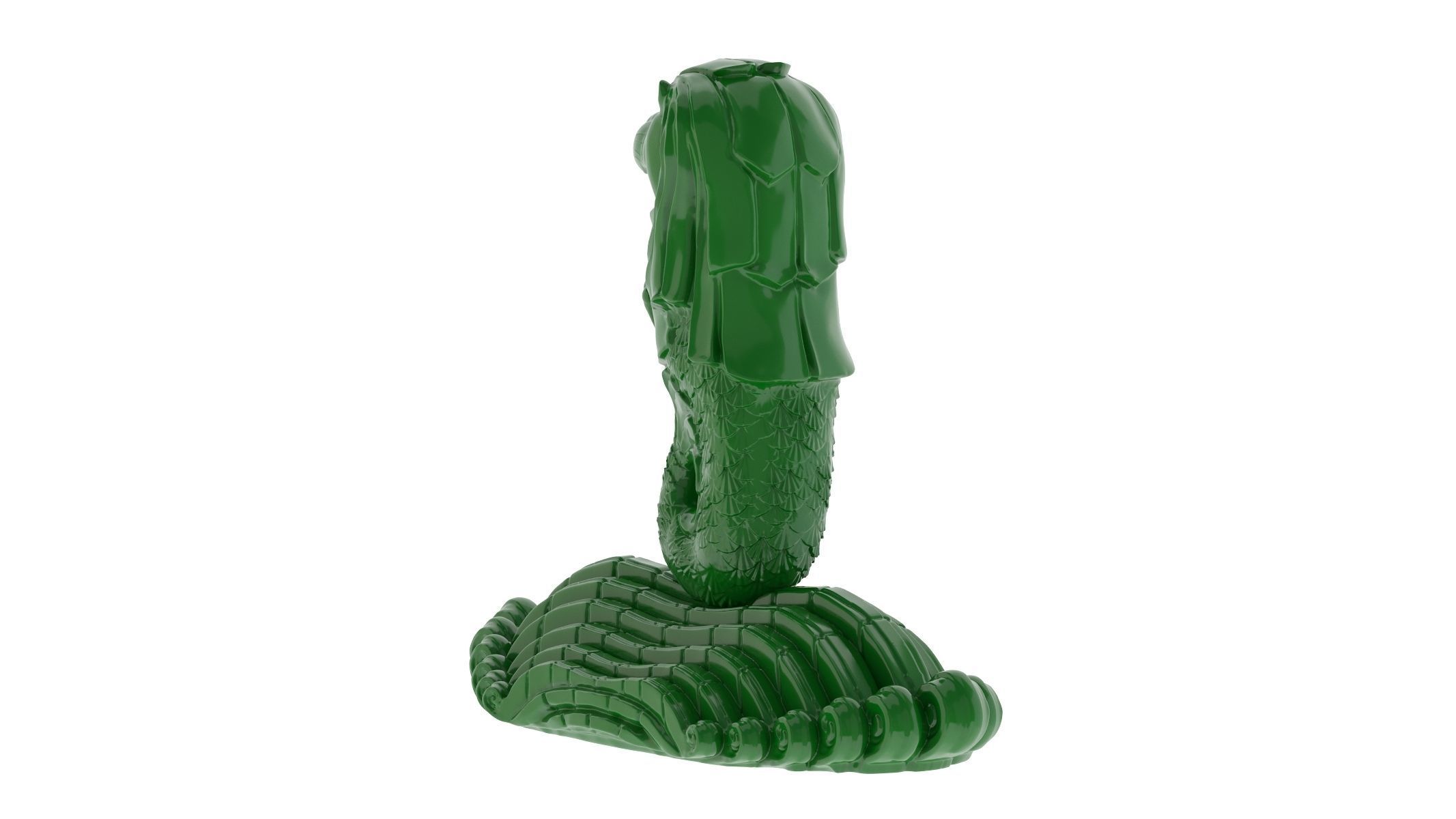 Merlion Statue 3D Print 3D print model_2