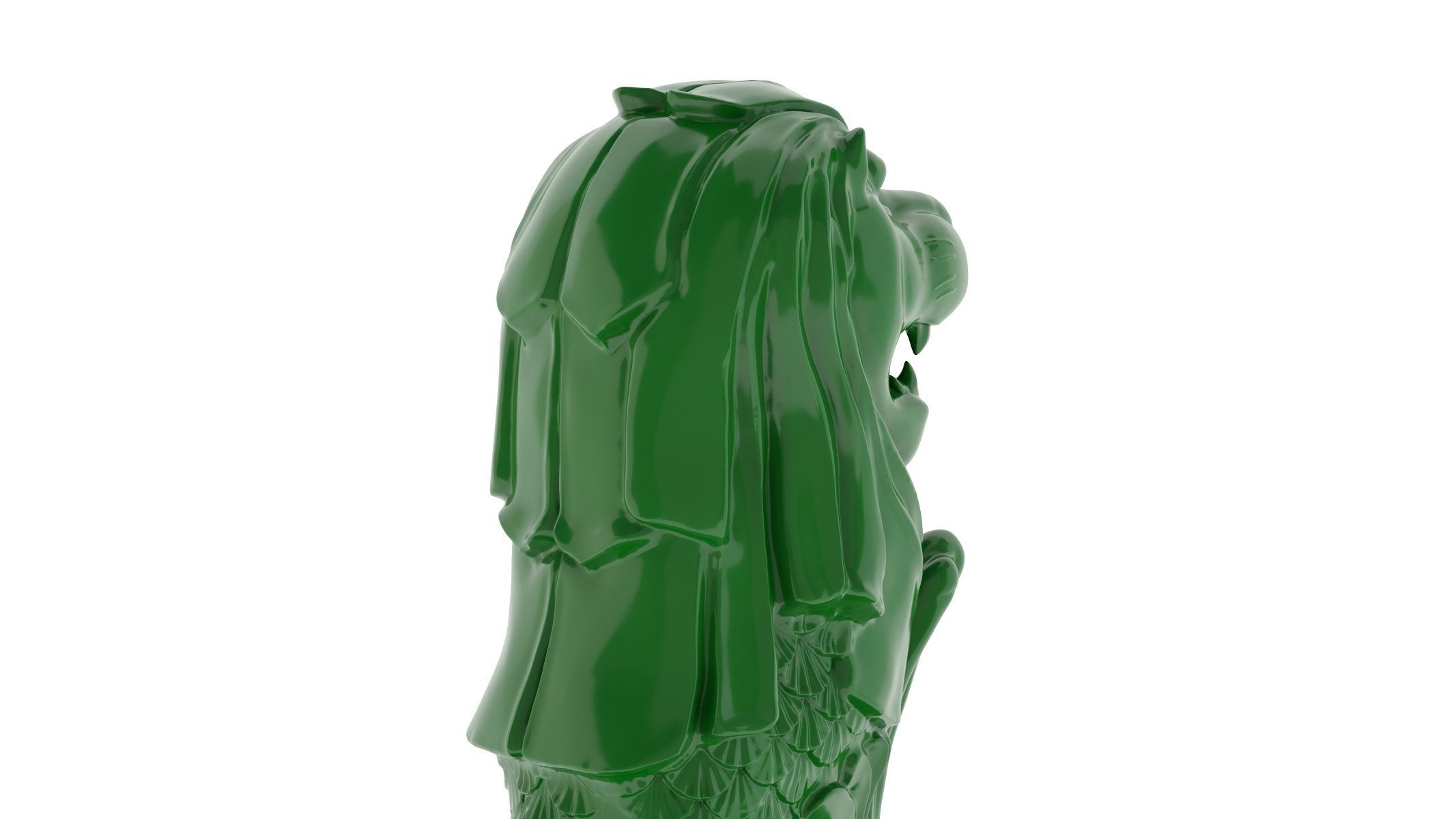 Merlion Statue 3D Print 3D print model_5