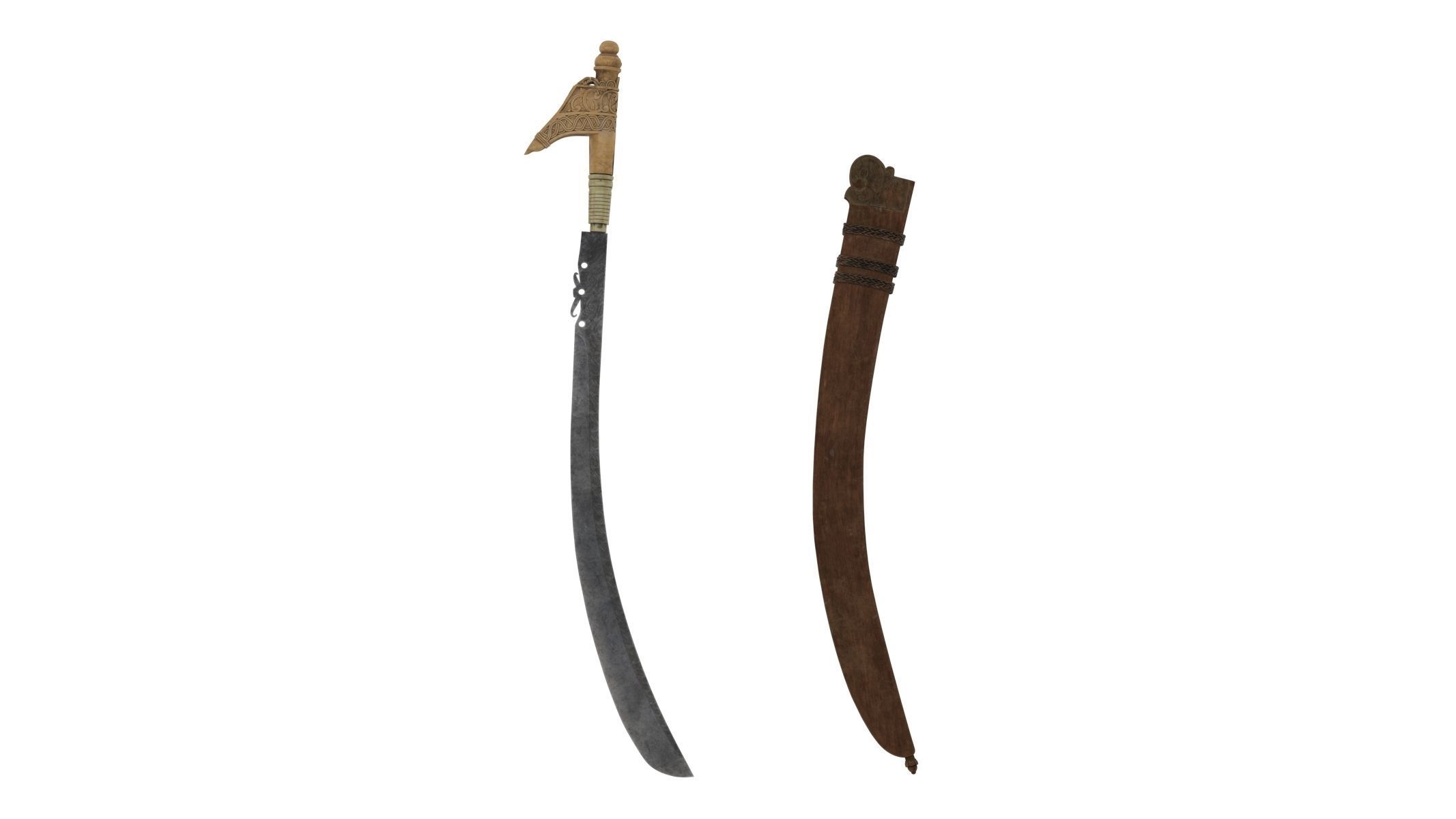 Niabor Sword Low-poly 3D model_4