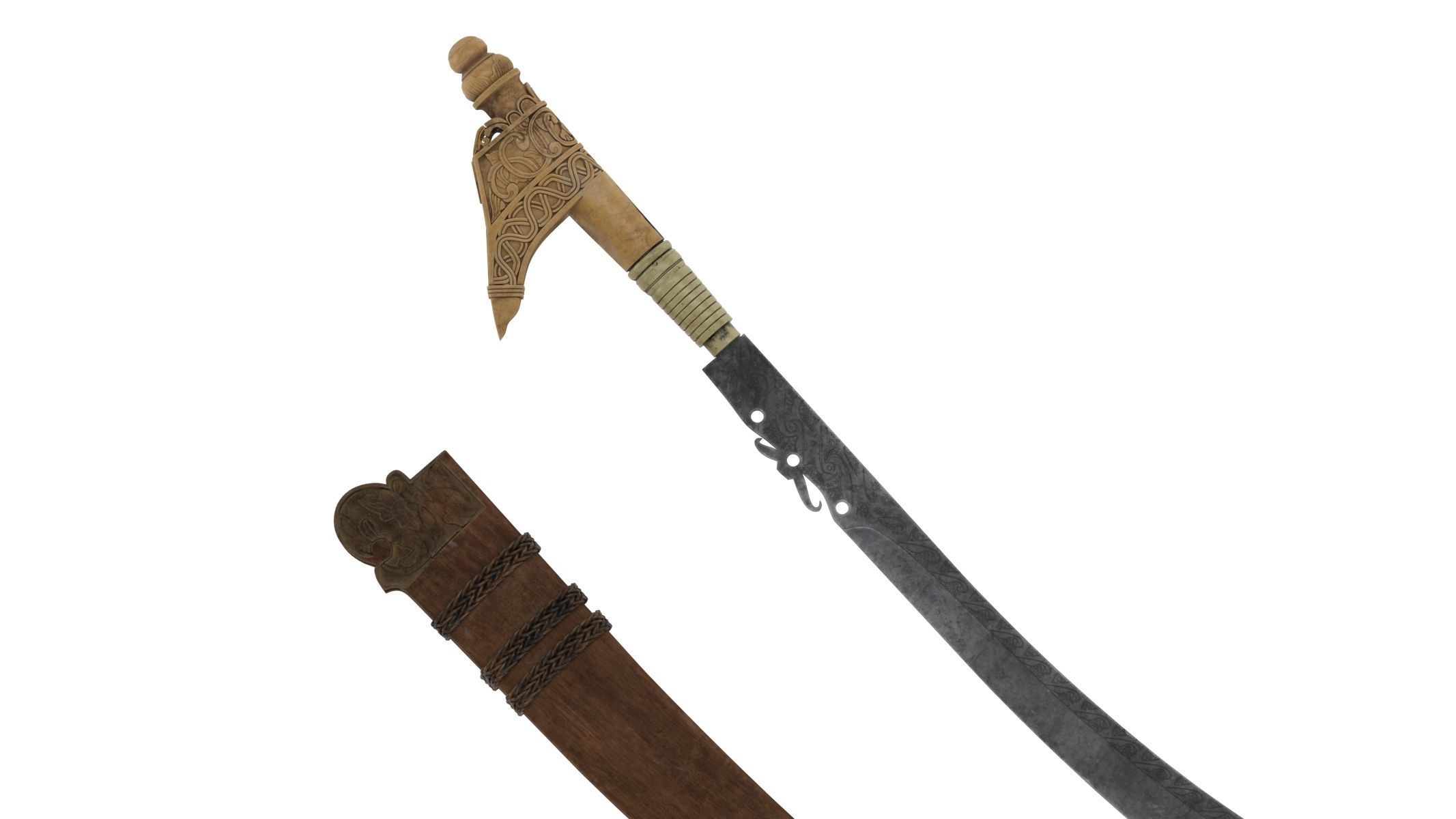 Niabor Sword Low-poly 3D model_6