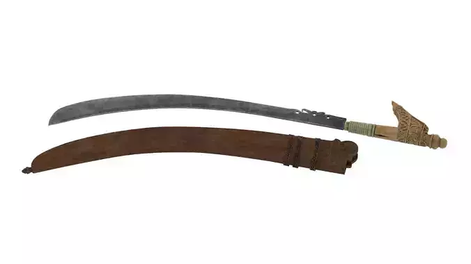 Niabor Sword Low-poly 3D model