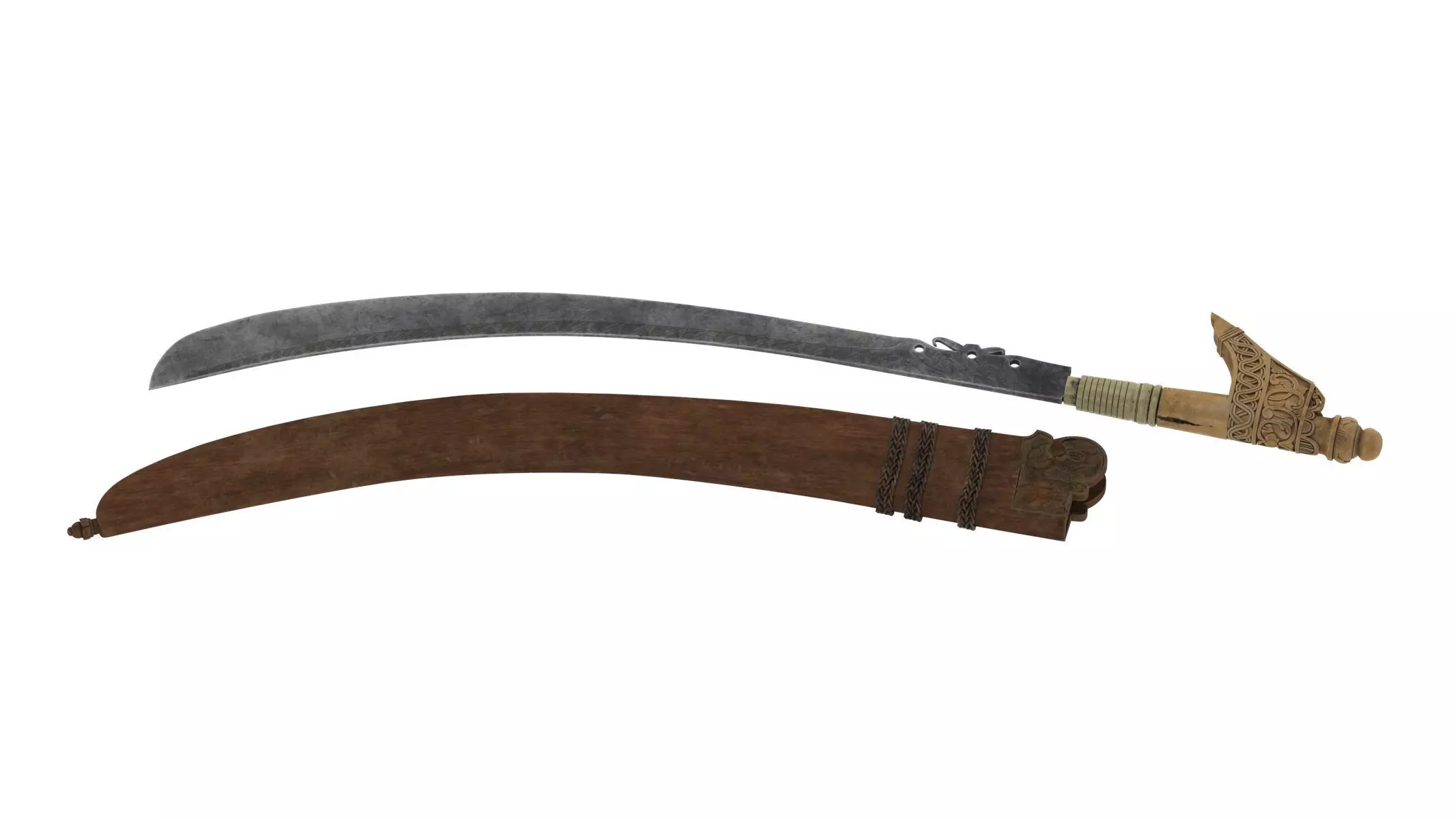 Niabor Sword Low-poly 3D model_0