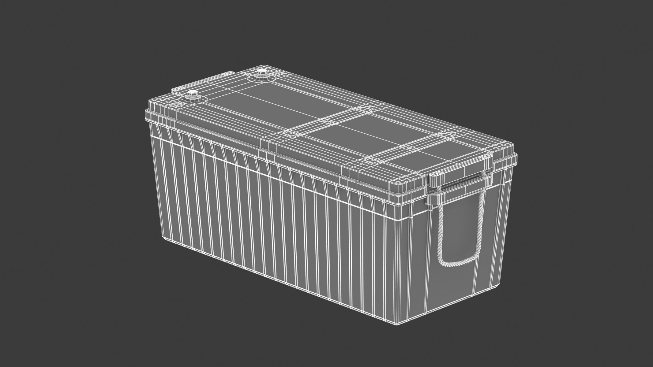 Solar Energy Stogare Battery 3D model_13