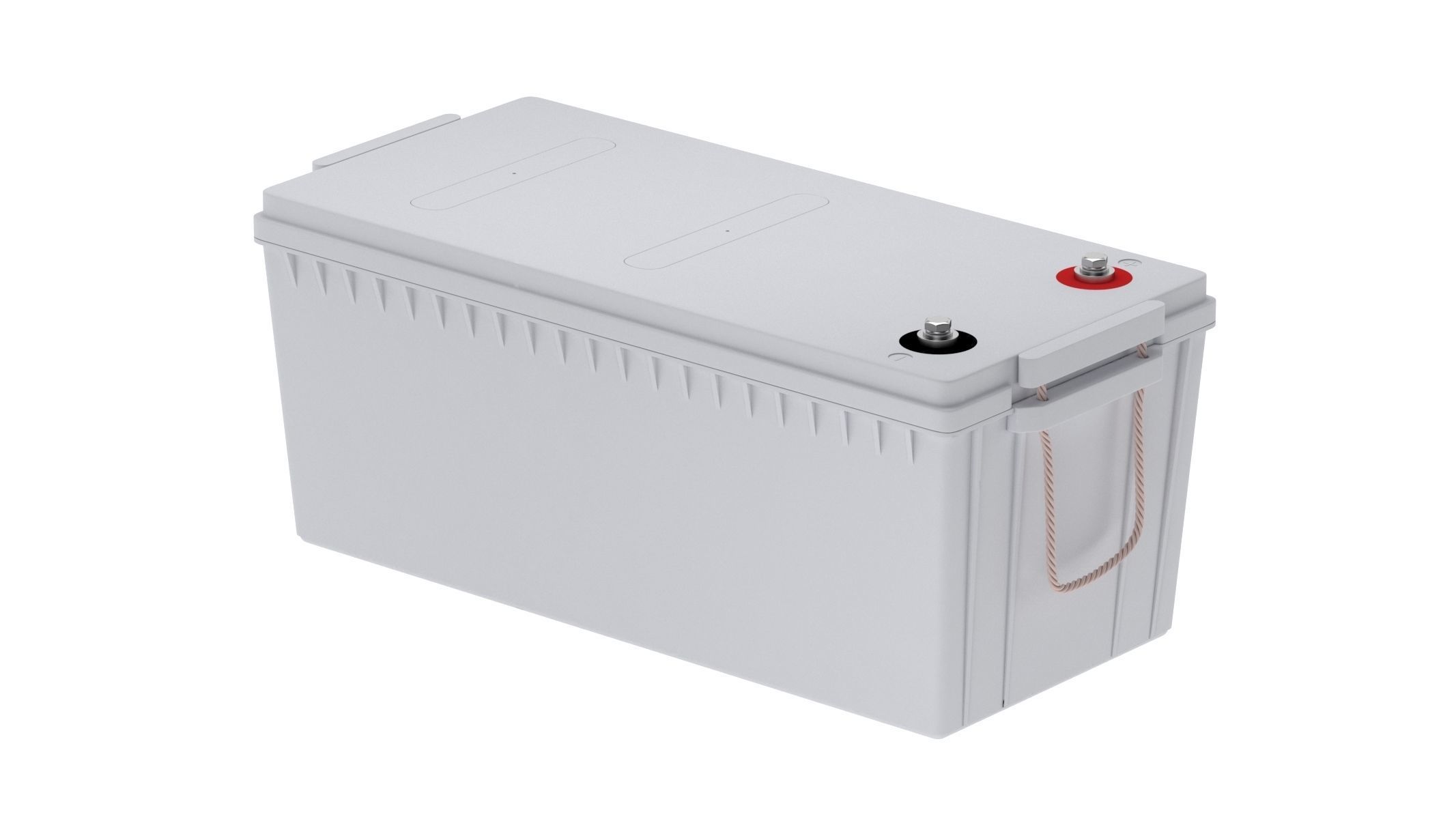 Solar Energy Stogare Battery 3D model_1