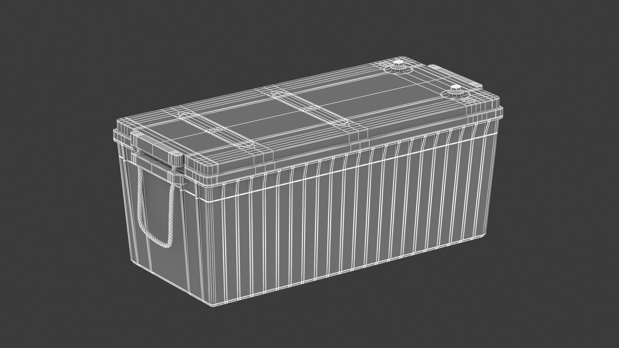 Solar Energy Stogare Battery 3D model_12