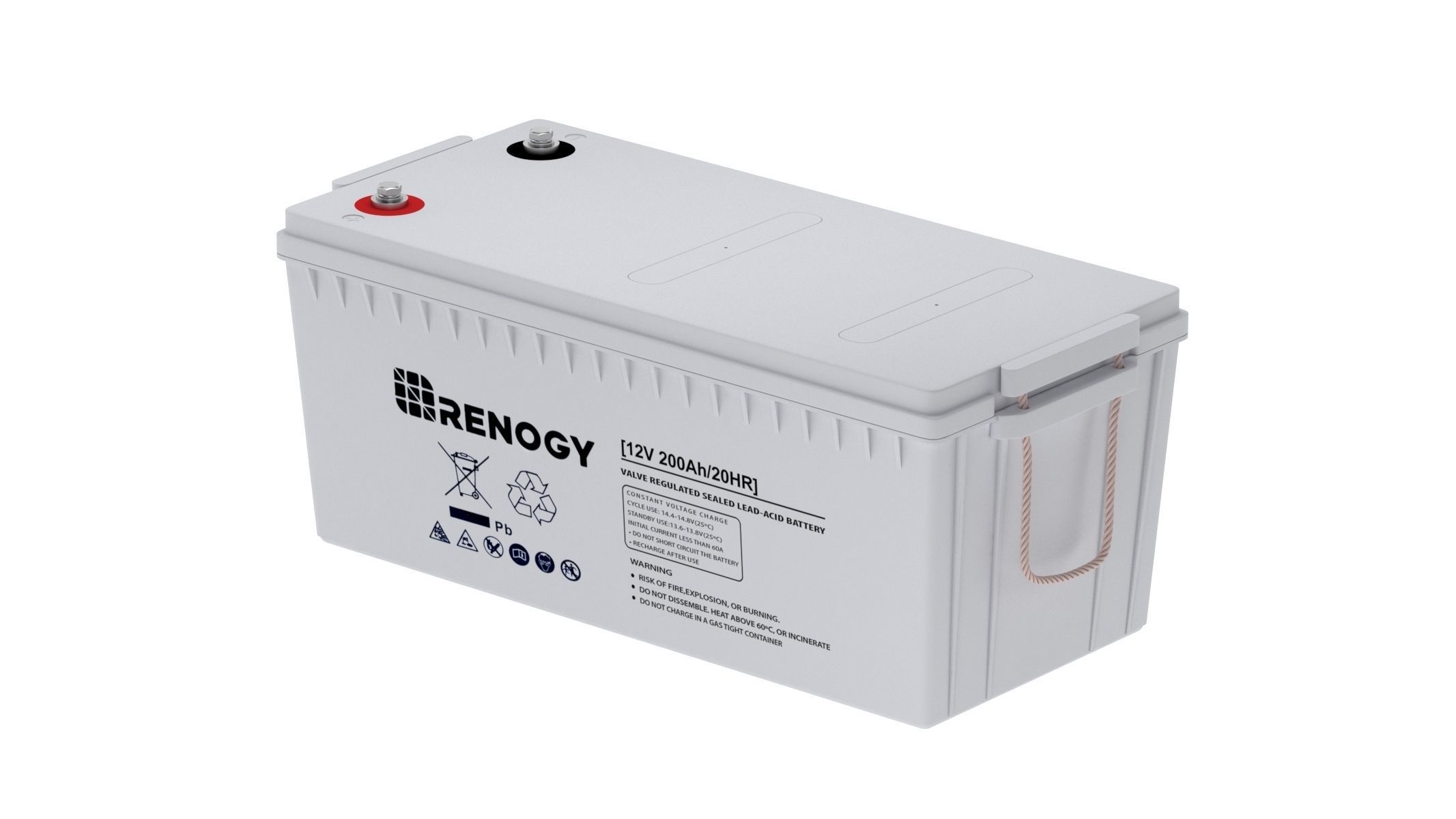 Solar Energy Stogare Battery 3D model_3