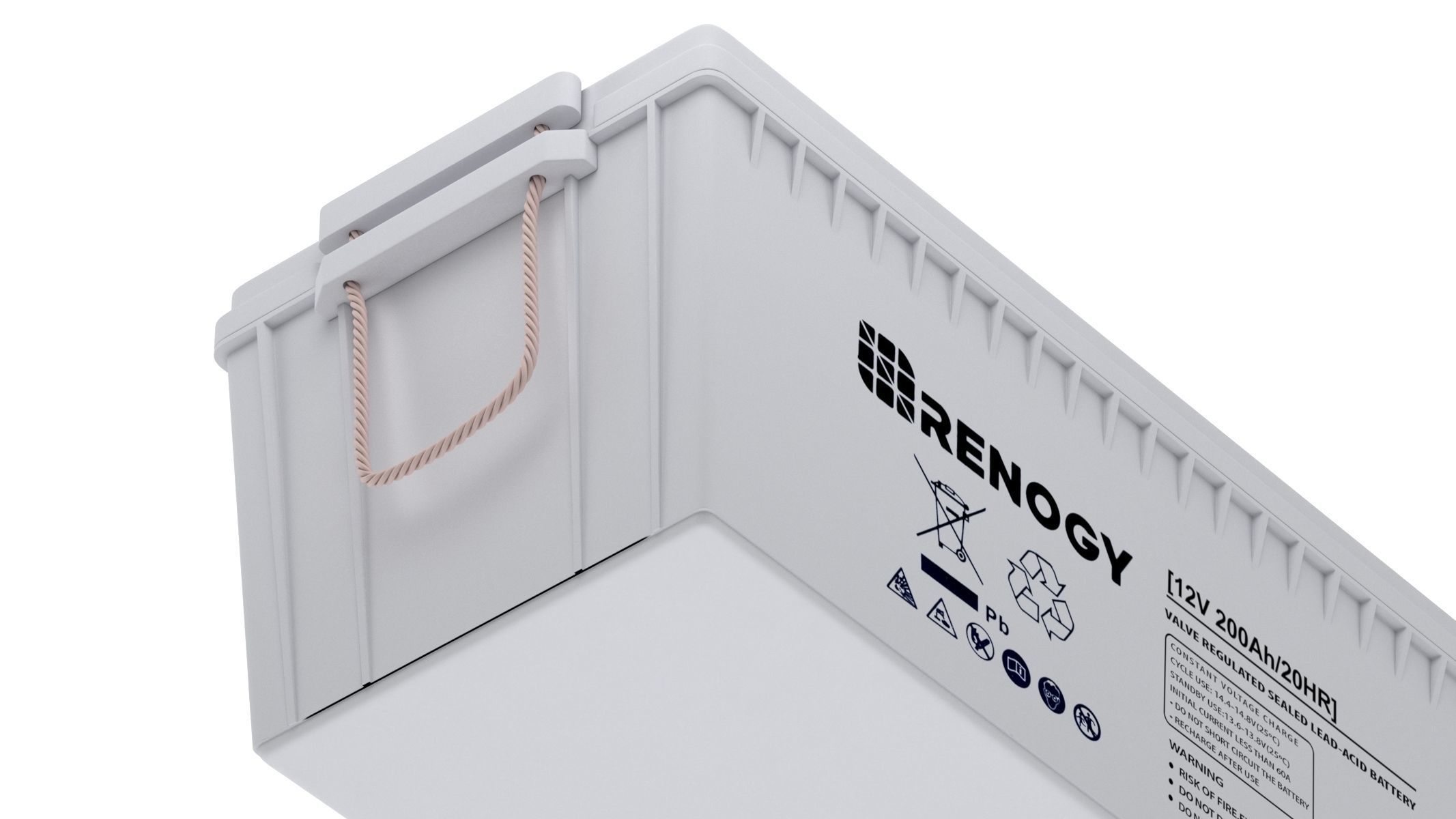 Solar Energy Stogare Battery 3D model_9