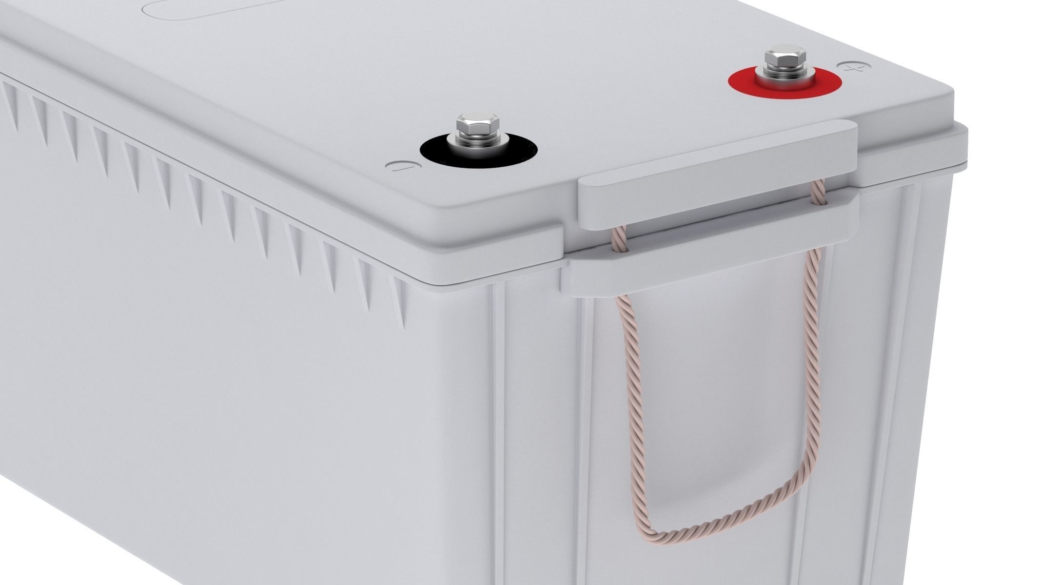 Solar Energy Stogare Battery 3D model_6