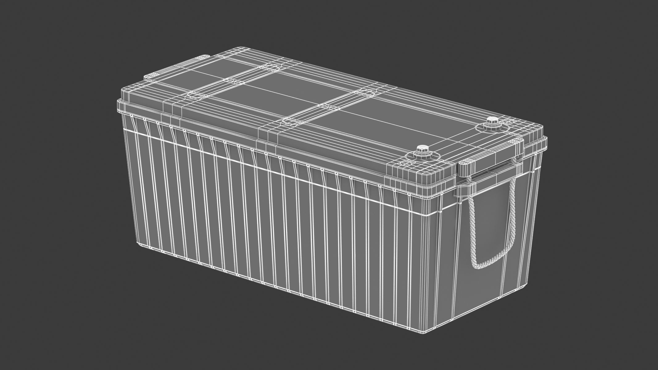 Solar Energy Stogare Battery 3D model_11