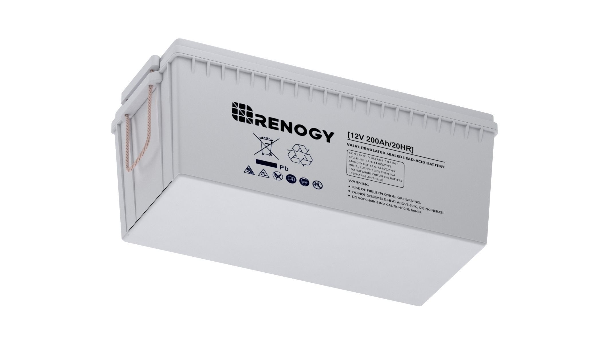 Solar Energy Stogare Battery 3D model_4