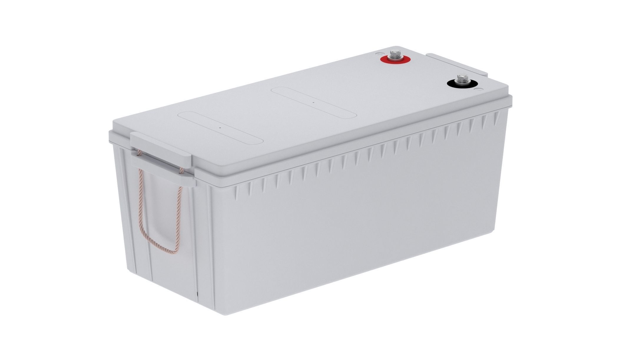 Solar Energy Stogare Battery 3D model_2