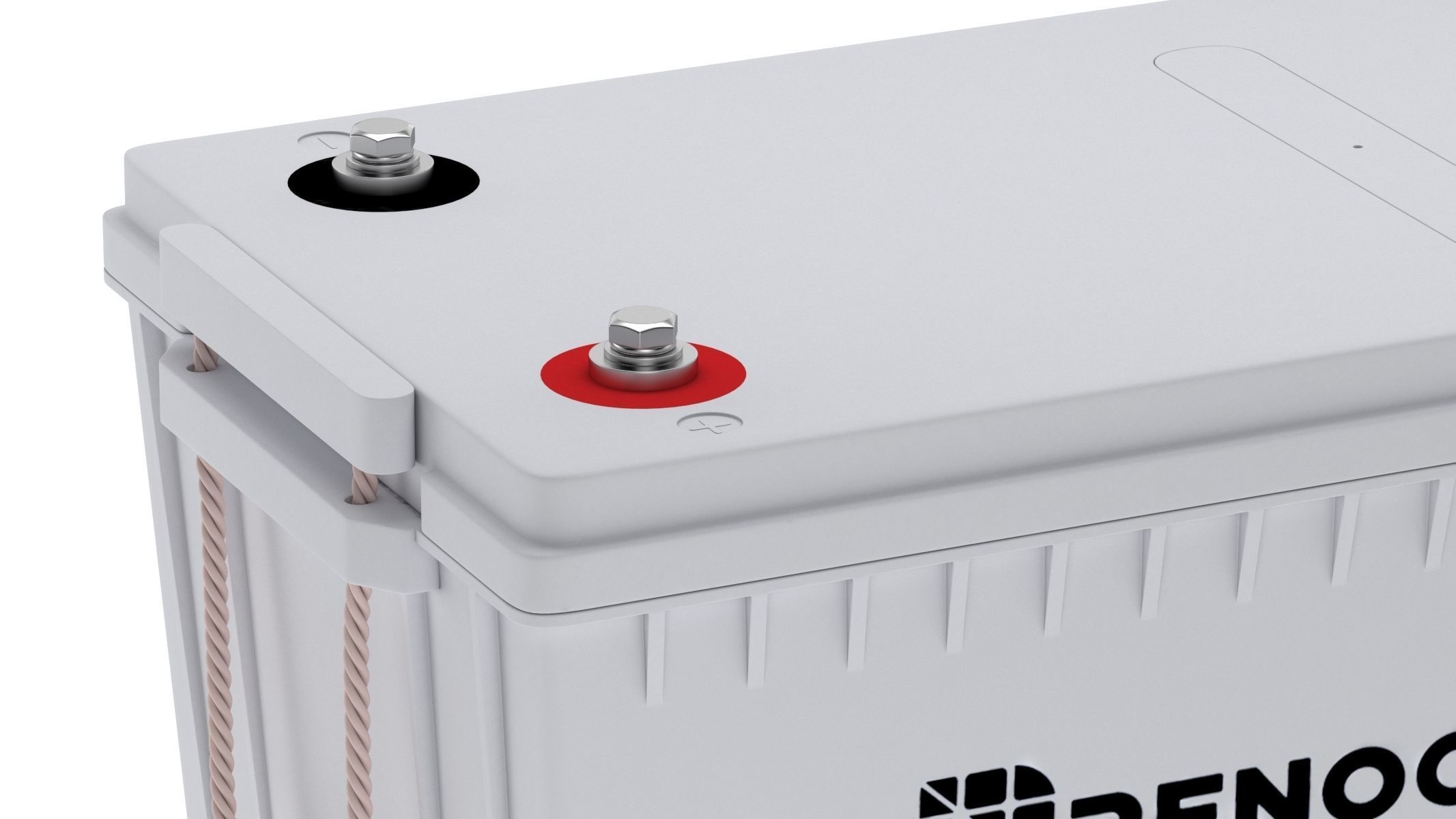 Solar Energy Stogare Battery 3D model_5