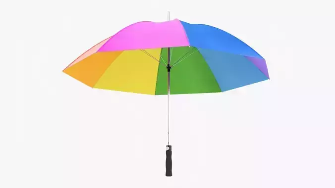 Umbrella large automatic colorful