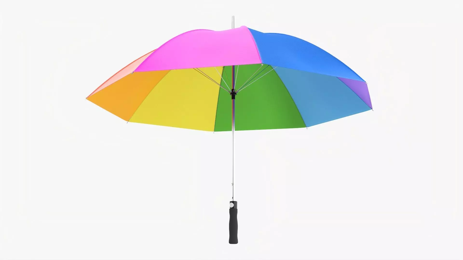 Umbrella large automatic colorful 3D model