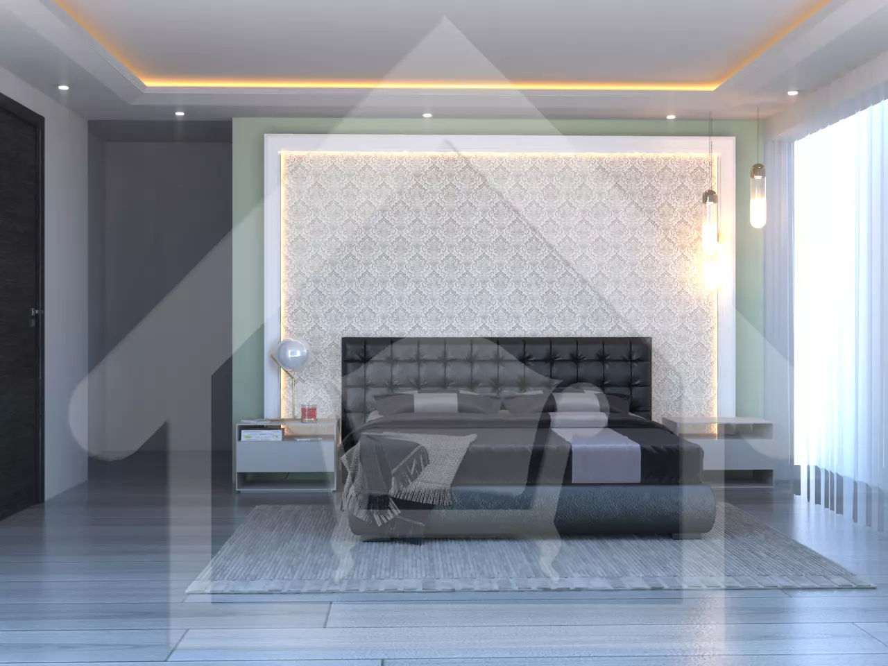 MASTER BEDROOM 3D model_0