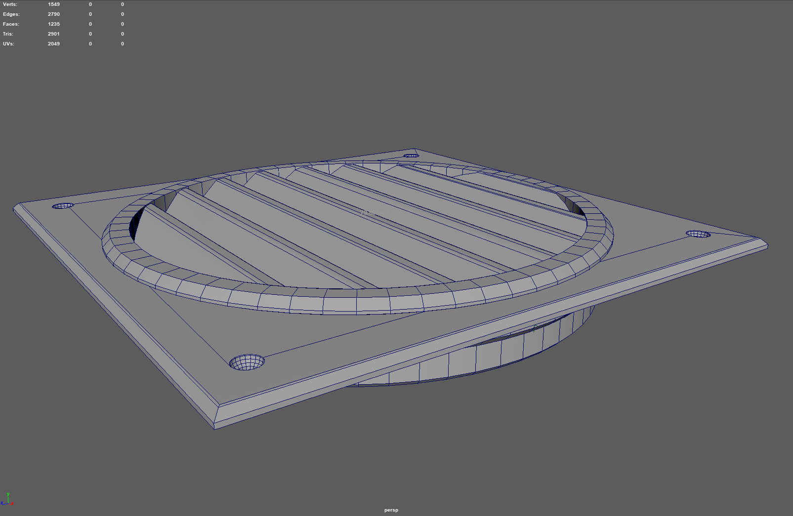 Vent cover 80mm 3D model 3D printable | CGTrader