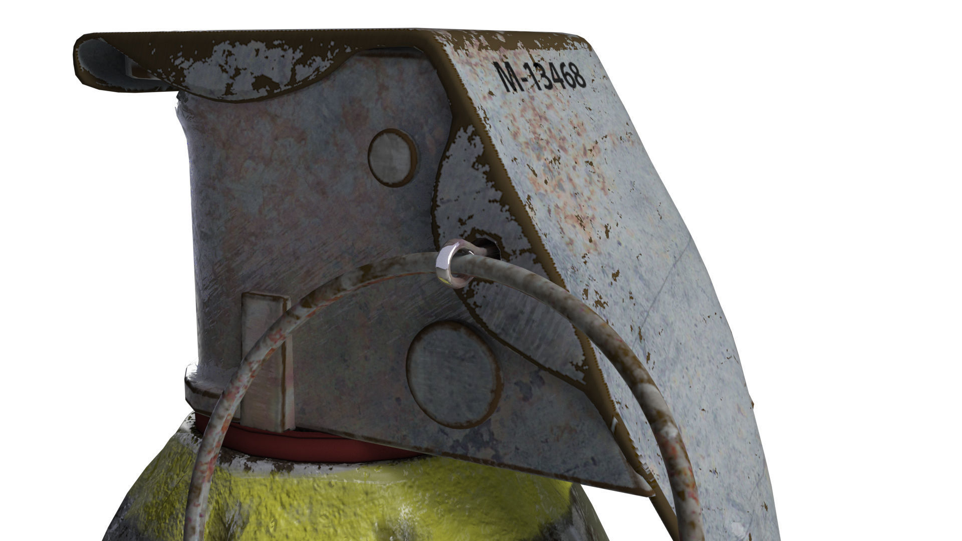 Grenade army MK 2 3d model  Low-poly 3D model_18