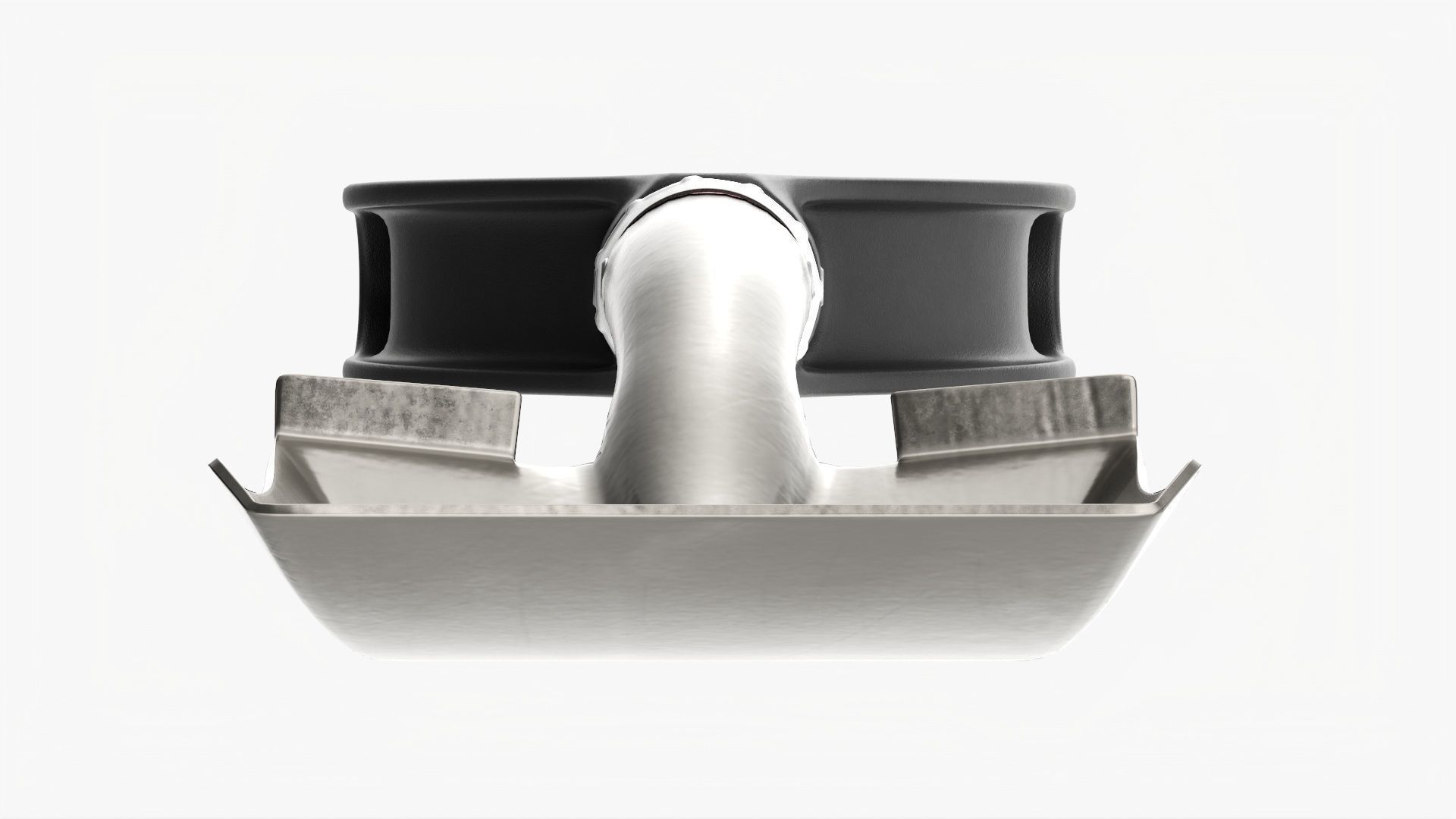 Shovel square head mini  3D model_3