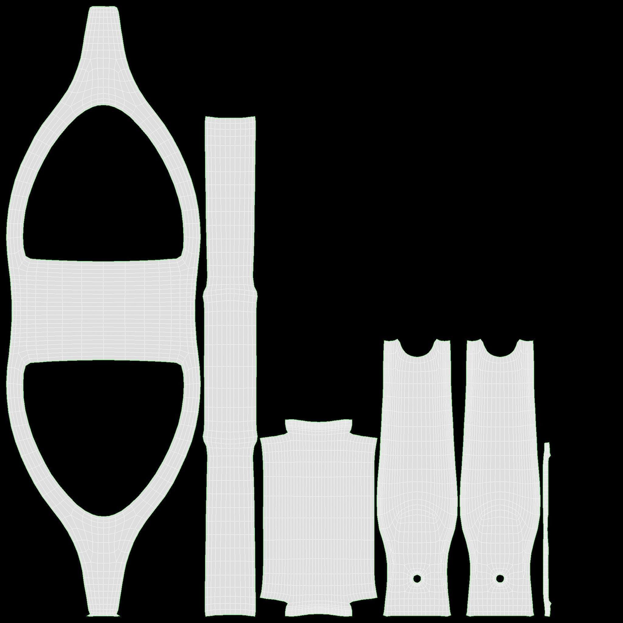 Shovel square head mini  3D model_14