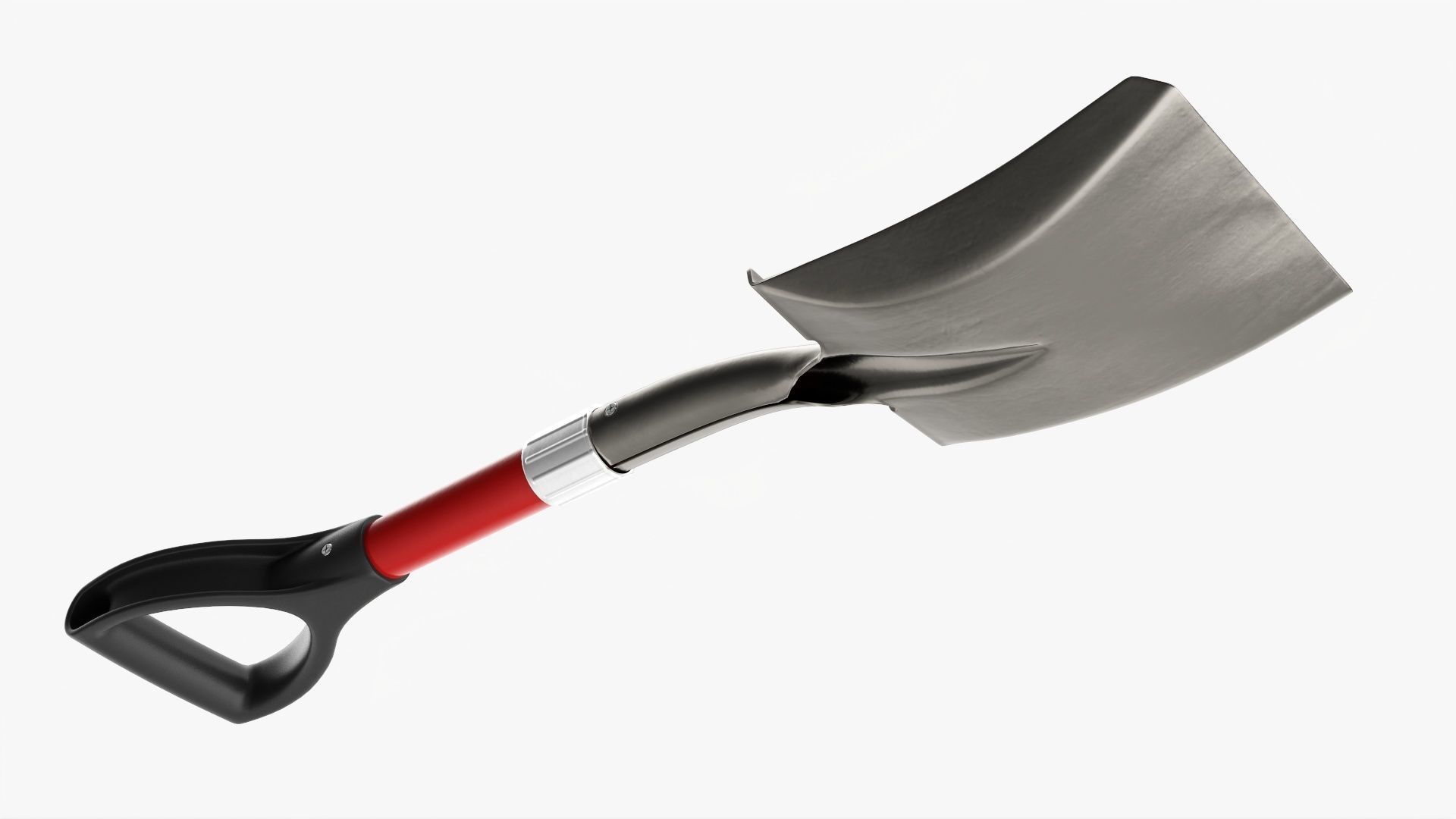 Shovel square head mini  3D model_2
