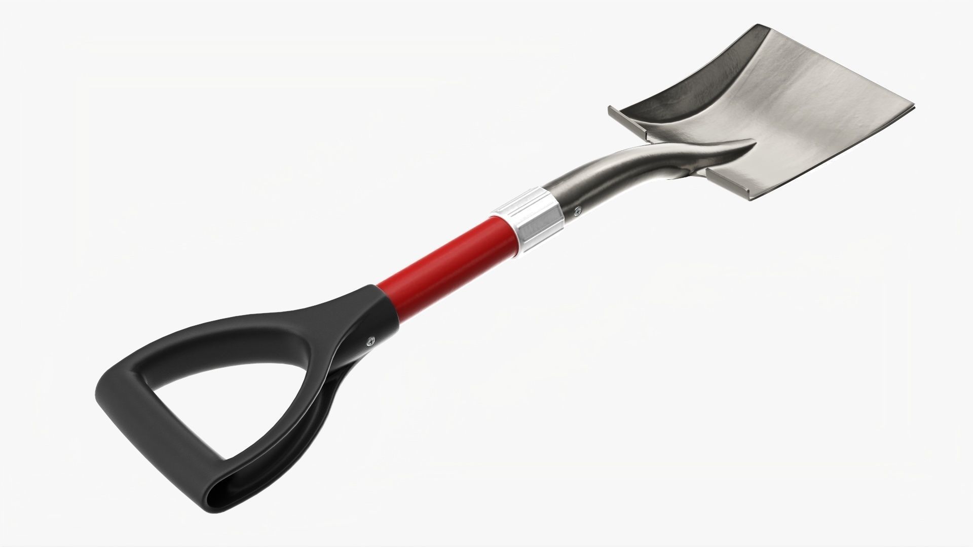 Shovel square head mini  3D model_1