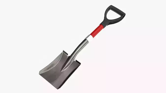 Shovel square head mini  3D model