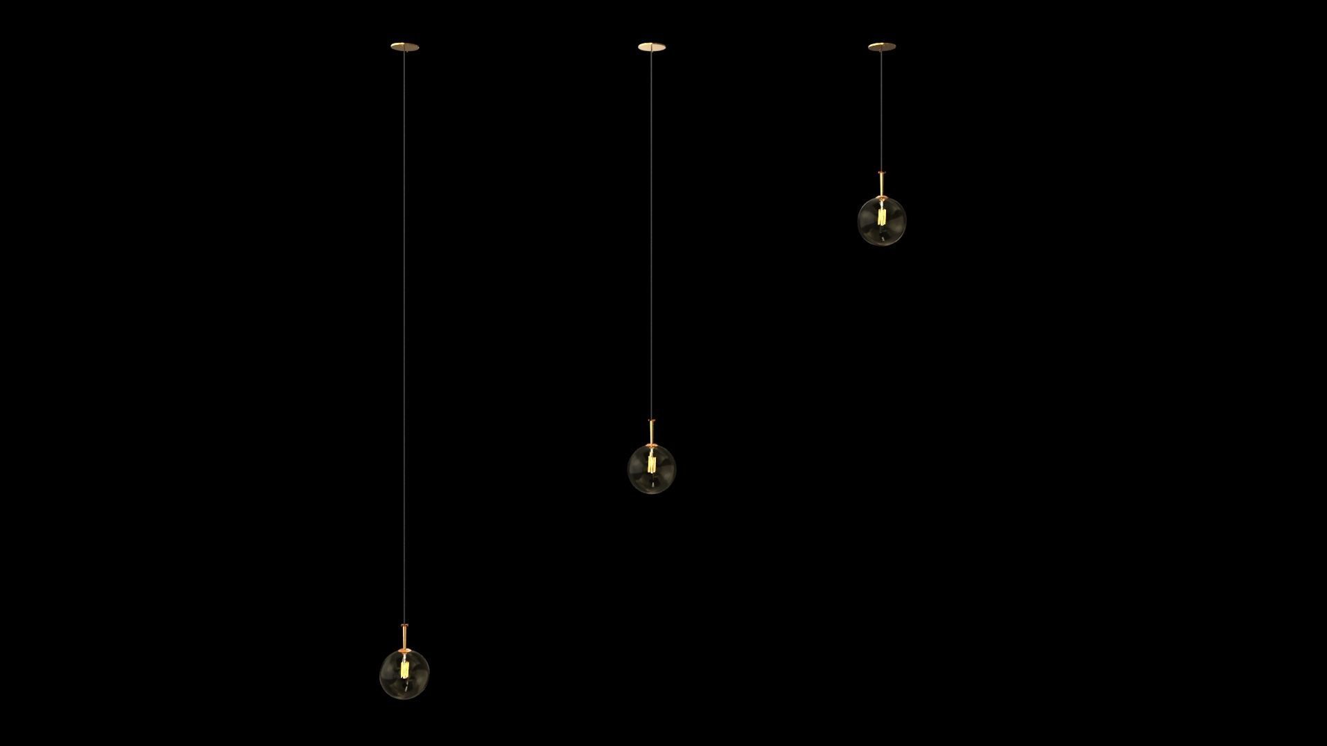 Light Burb from Parasite Movie Low-poly 3D model_3