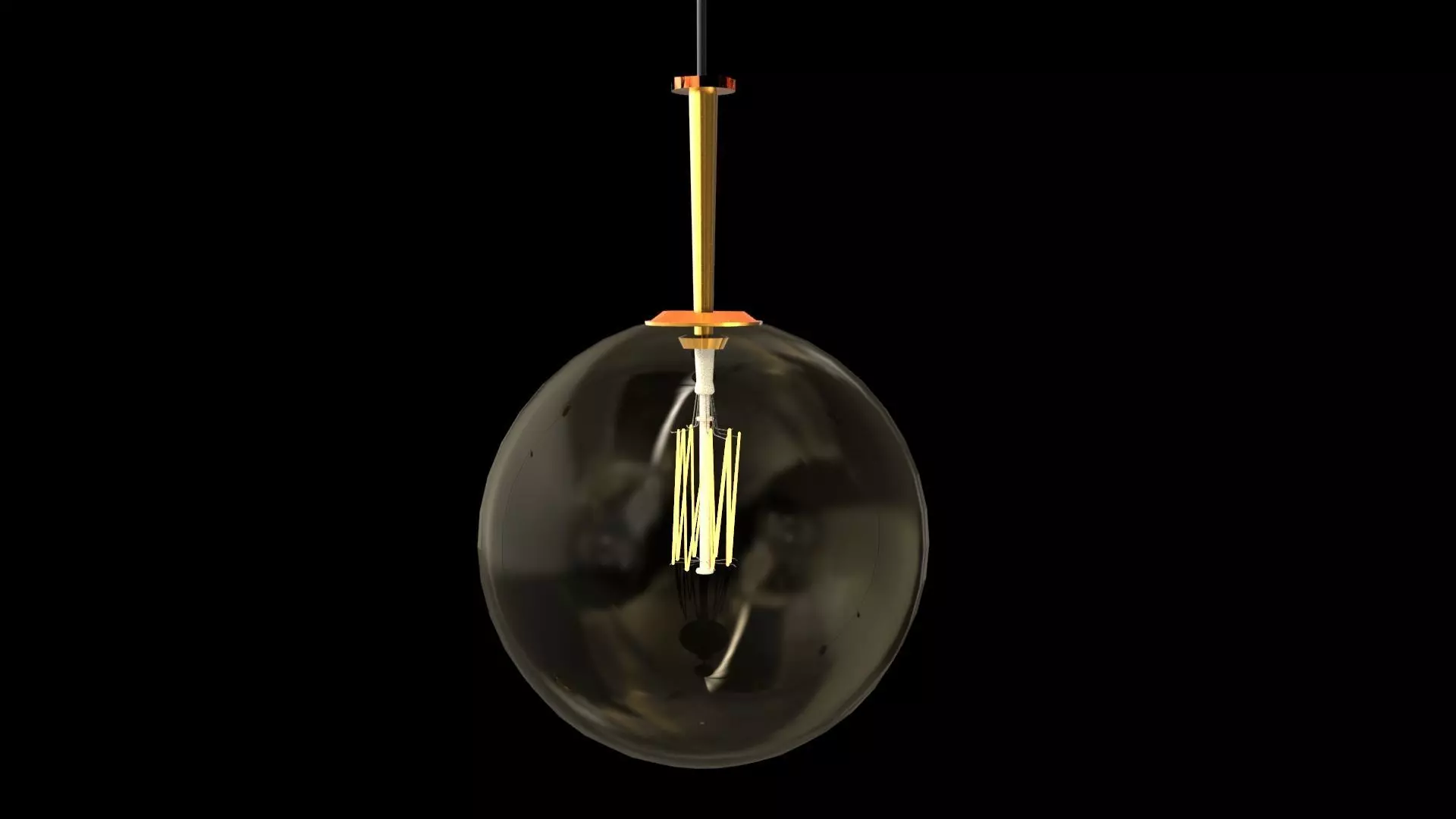 Light Burb from Parasite Movie Low-poly 3D model_0