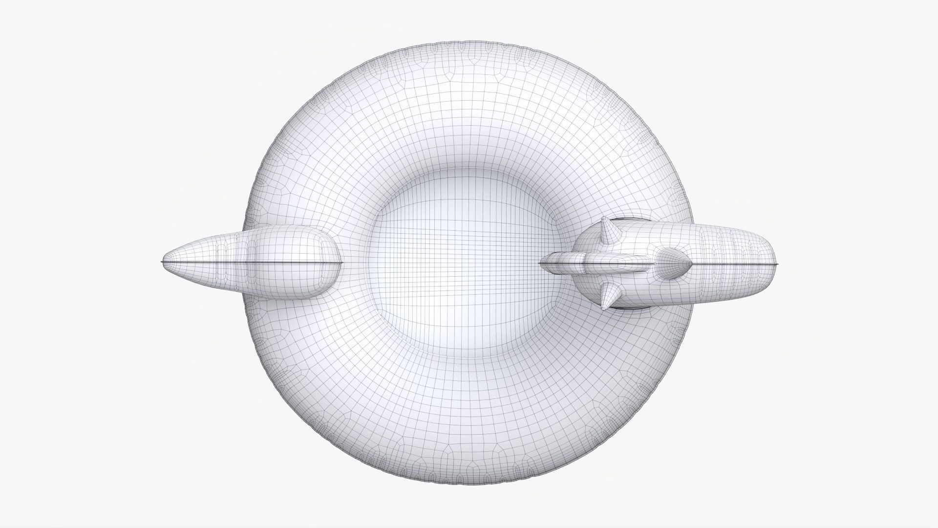 Unicorn pool float 3D model_11