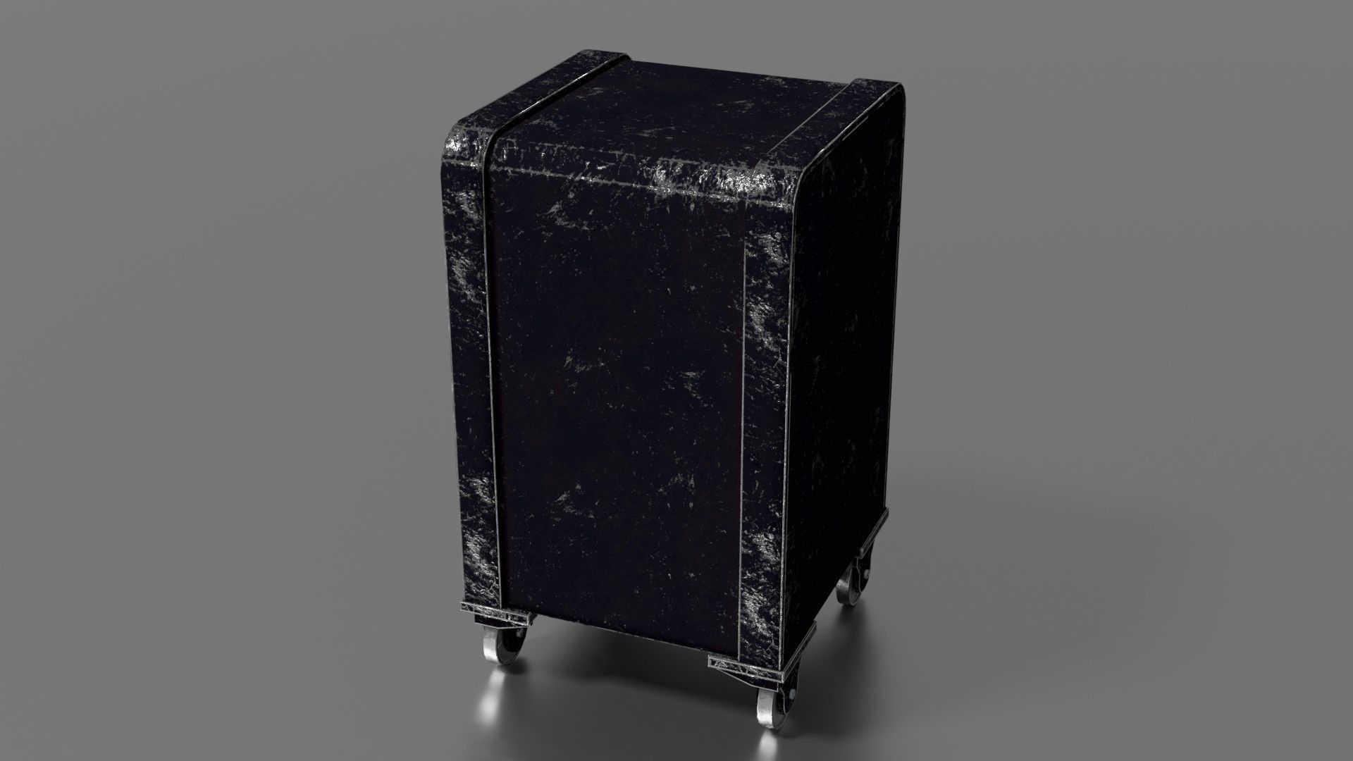 Old safe Low-poly 3D model_46