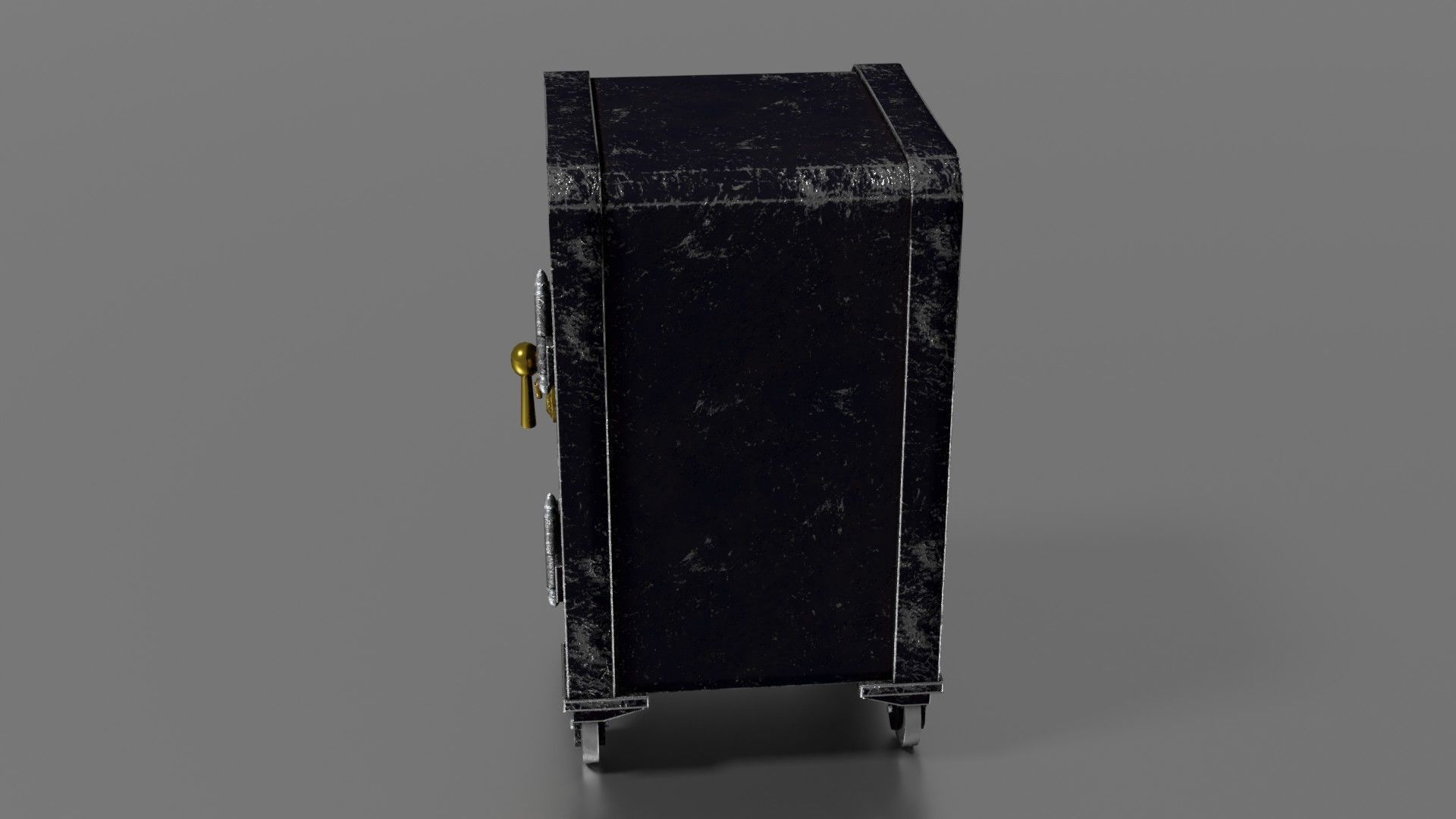 Old safe Low-poly 3D model_47