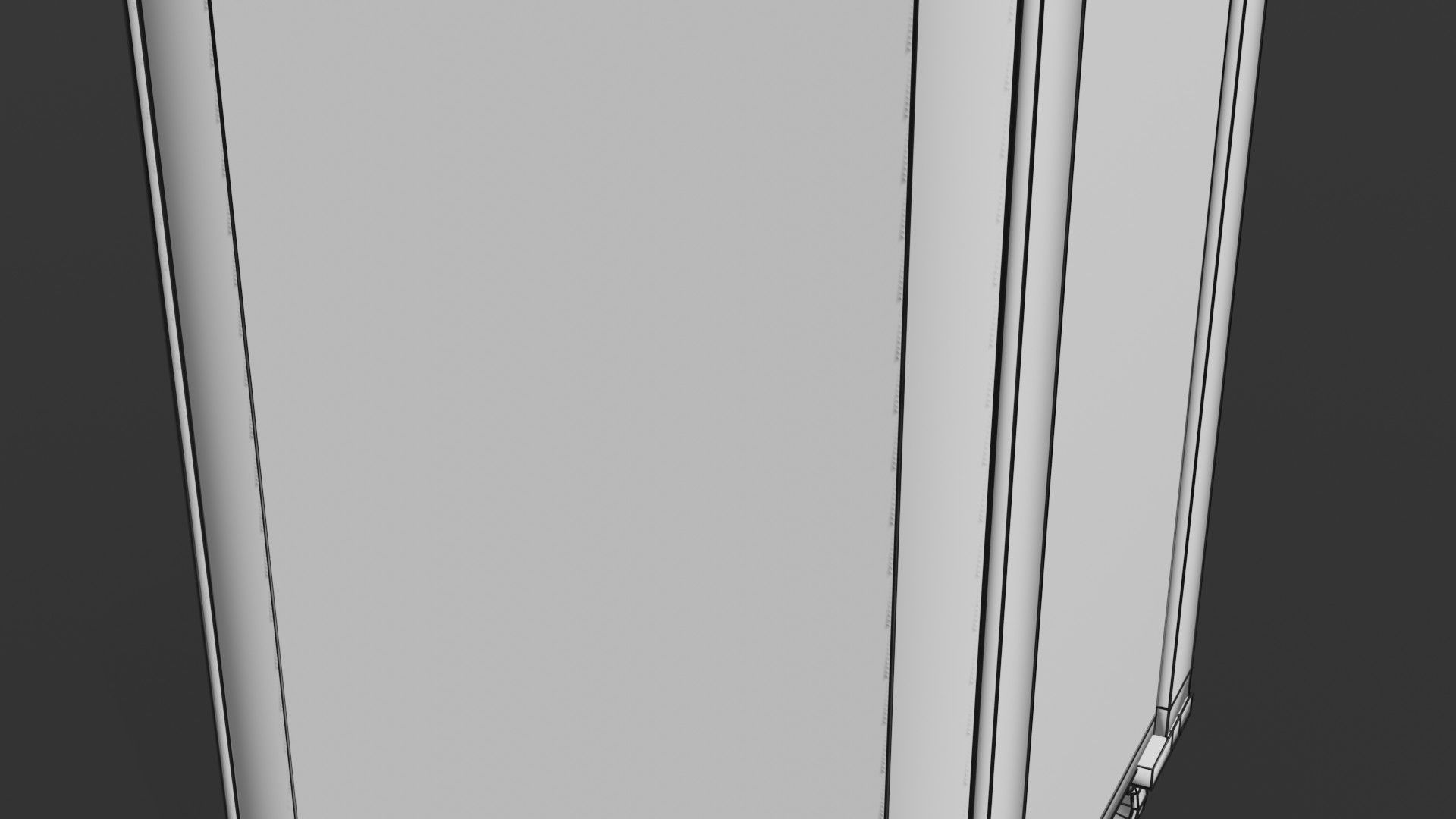 Old safe Low-poly 3D model_26