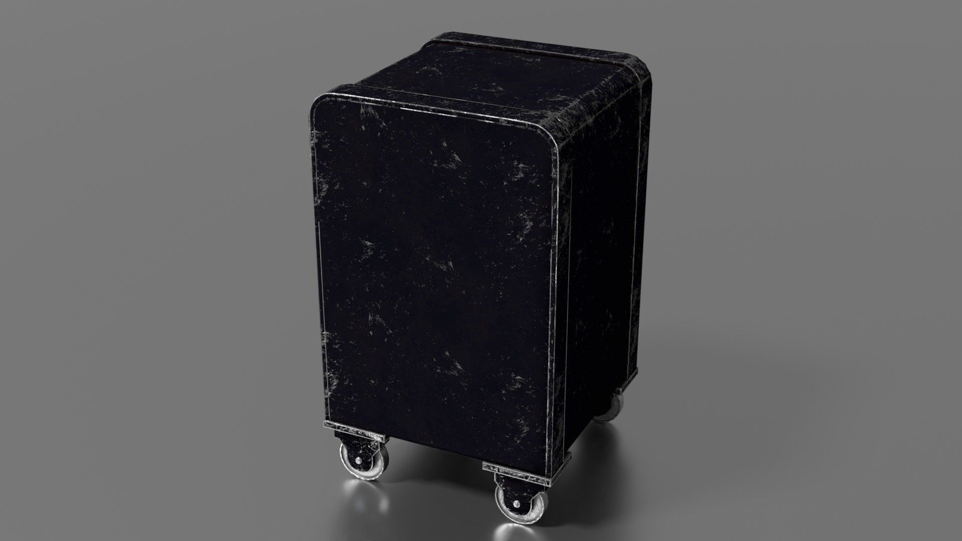 Old safe Low-poly 3D model_43
