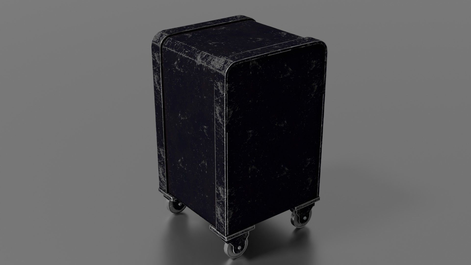 Old safe Low-poly 3D model_45