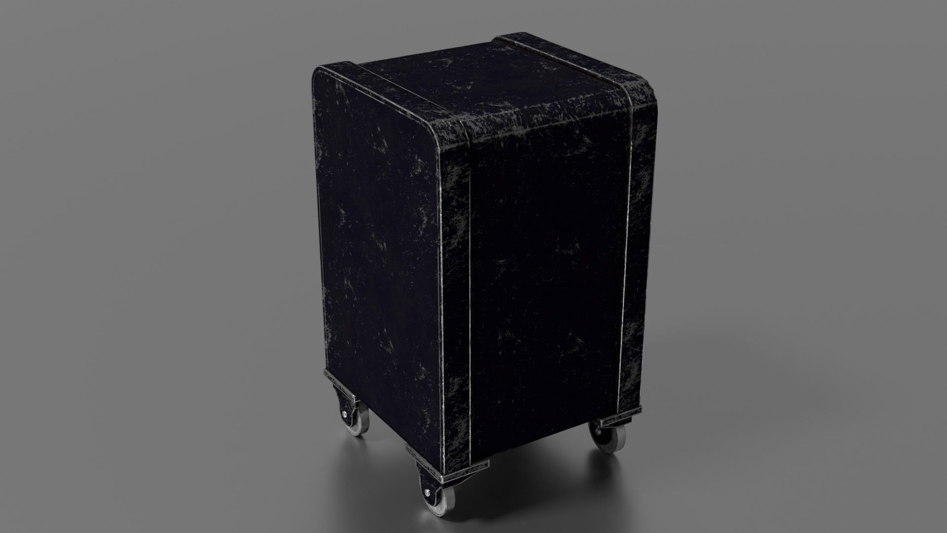 Old safe Low-poly 3D model_42