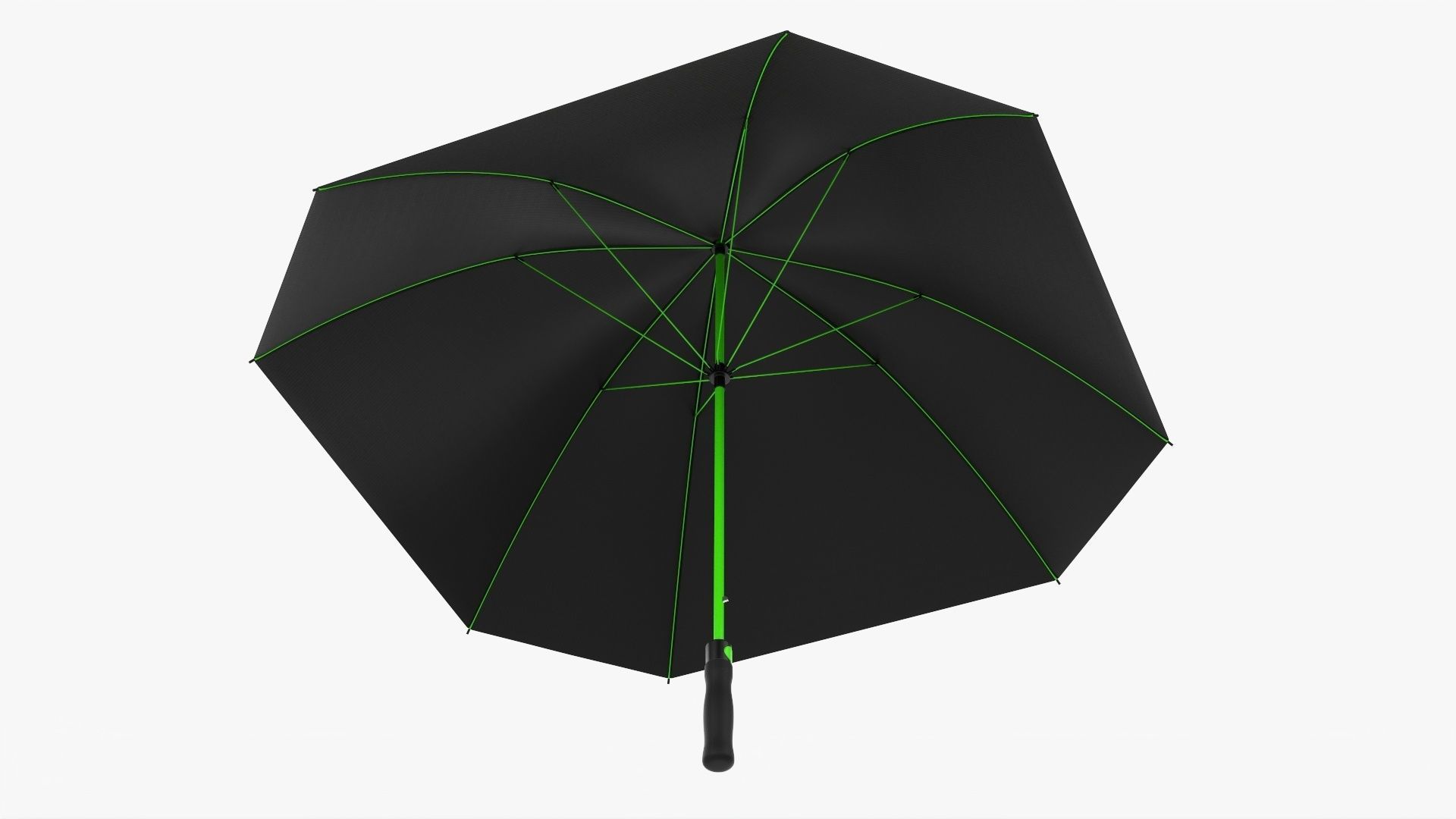 Umbrella rectangular automatic 3D model_4