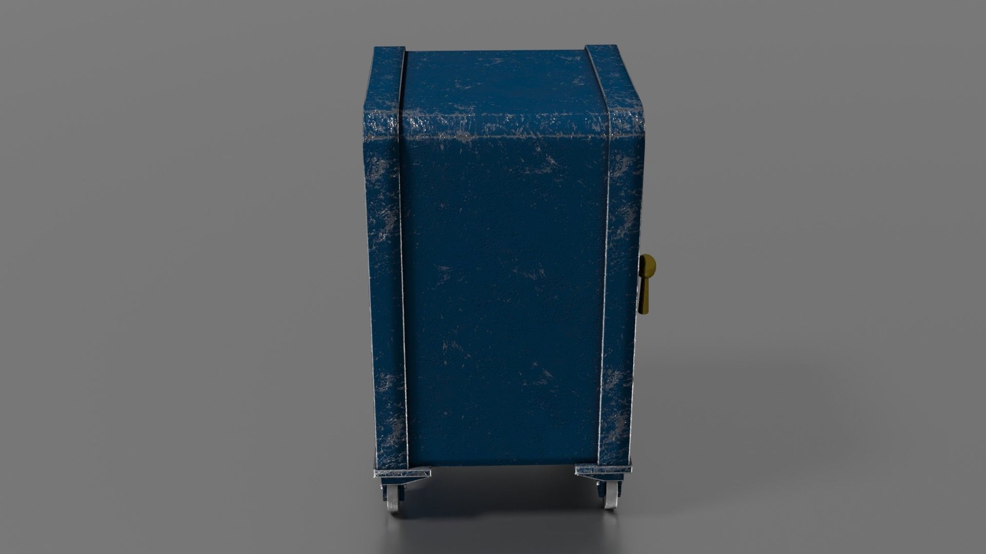 Old safe Low-poly 3D model_41