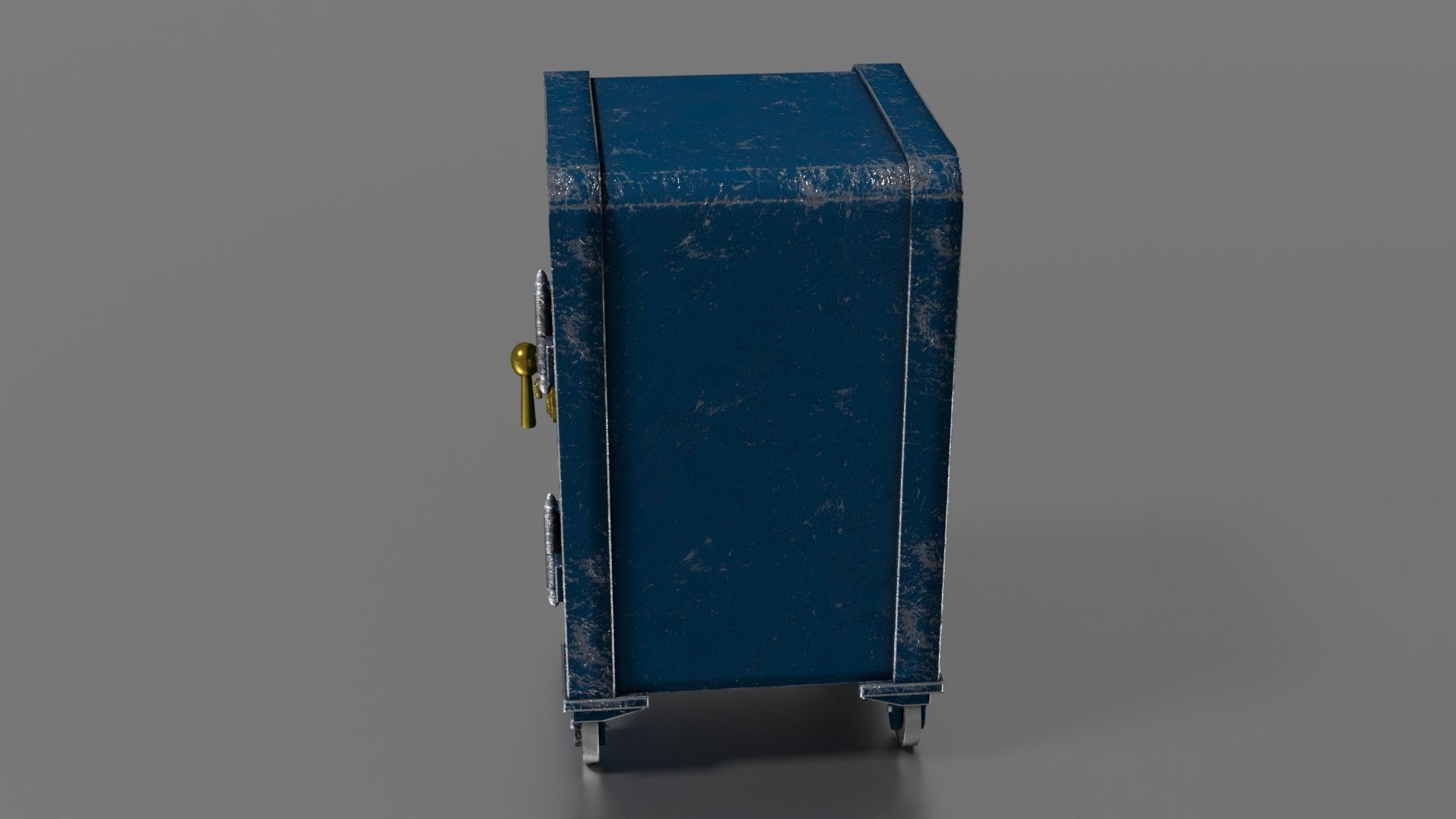 Old safe Low-poly 3D model_47