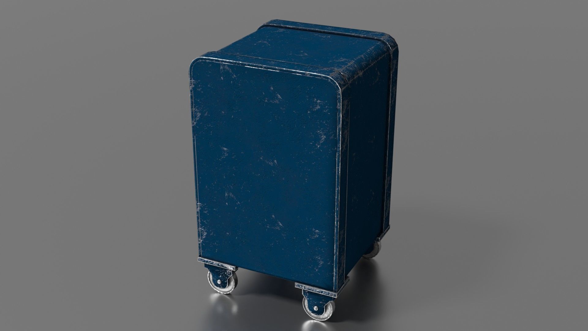 Old safe Low-poly 3D model_43