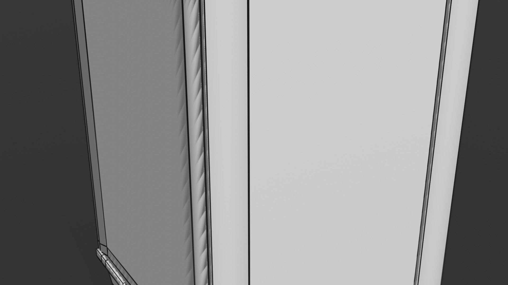 Old safe Low-poly 3D model_25