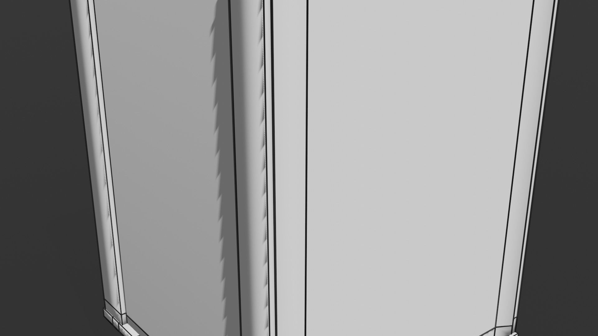 Old safe Low-poly 3D model_28