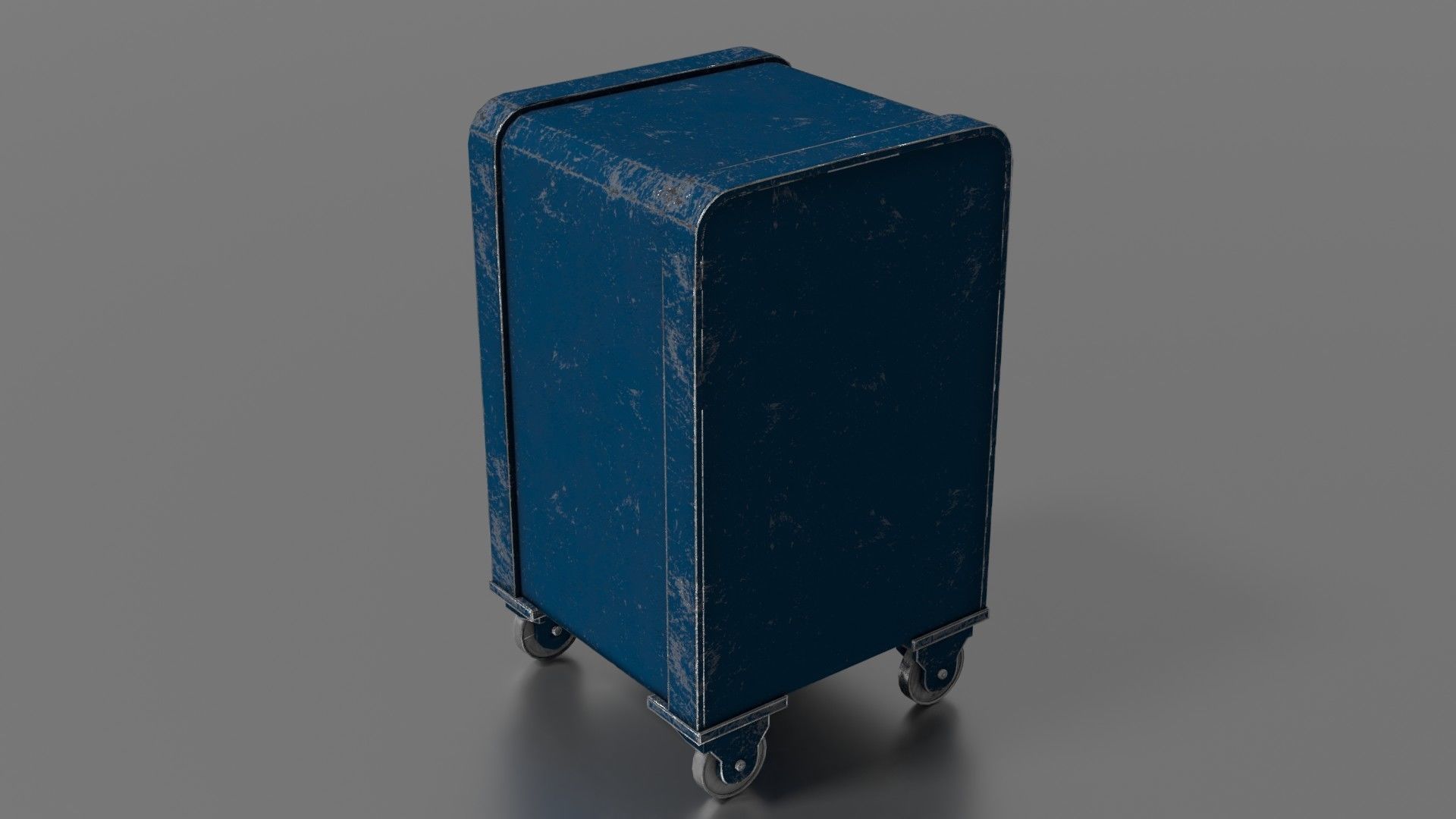 Old safe Low-poly 3D model_45