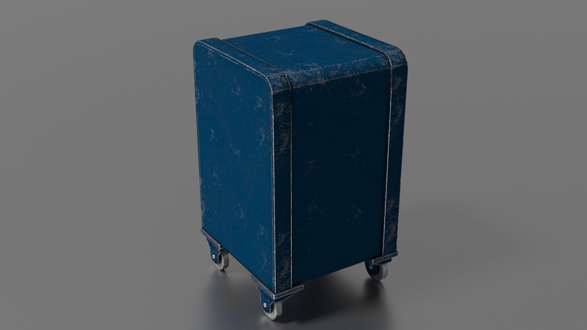 Old safe Low-poly 3D model_42