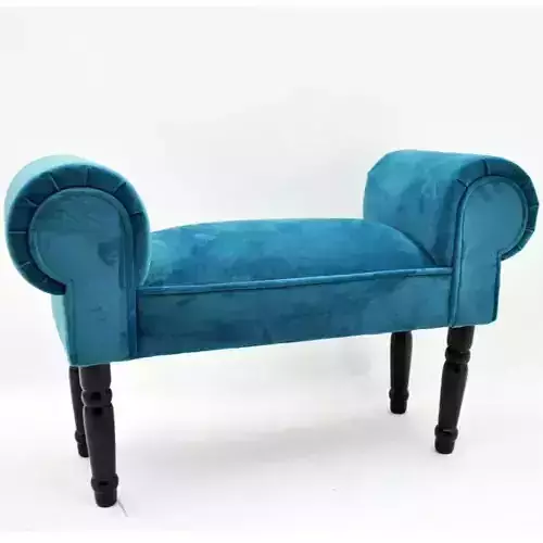 Caius Upholstered Bench Long Chair 3D model