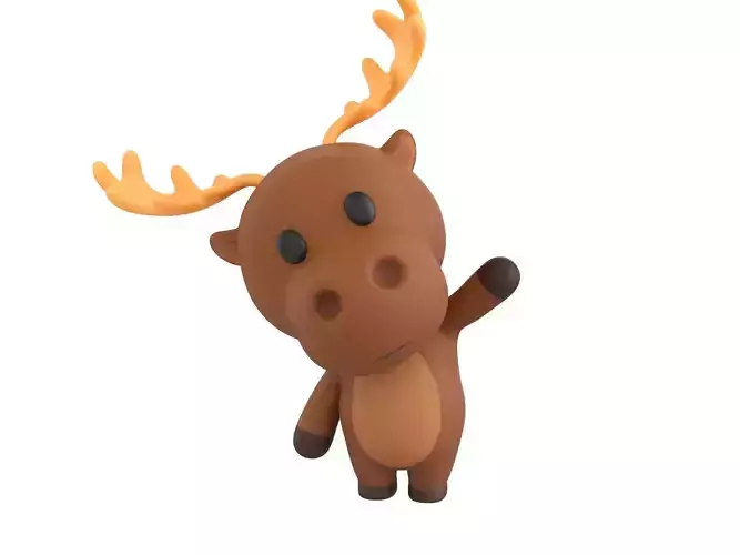 Character135 Rigged Moose